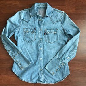 Levi's Denim Snap Front Shirt